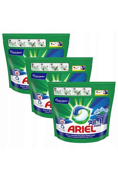 Detergent De Rufe Capsule All In One Pods Mountain Spring, 65 Spalari