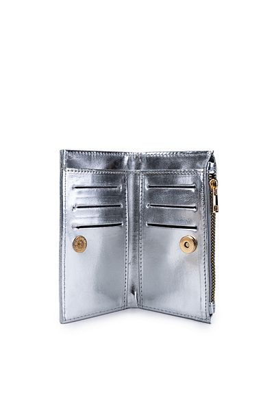 Kukura Faux Leather Women's Wallet Silver Zc195