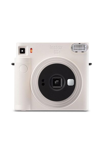 Fujifilm كاميرا فوجي فيلم Instax SQ1 الفورية (لون أبيض طباشيري)