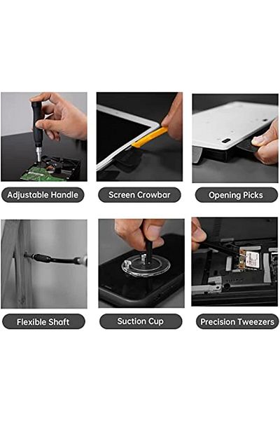 COOYA Professional Phone Laptop Precision Screwdrivers Set, Magnetic Driver, with Storage Box,145PCS
