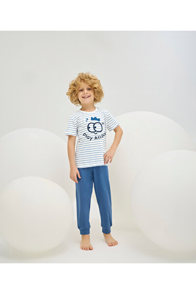 ZEYZEY 8772 Costum de pijama pentru bărbați cu imprimeu