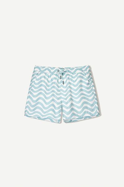 Bershka Printed swimming trunks