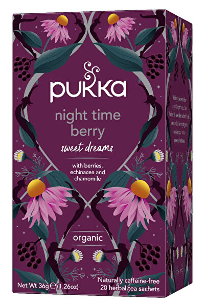 Pukka وقت الليل بيري شاي الفواكه العضوية