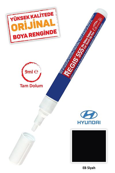 Kementaş Hyundai Eb Black Scratch Remover - R.Pen and Full Cover Retouching Pens