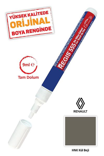 Kementaş Renault Hnk Ash Beige Scratch Remover Auto Auto Full Cover Retouch Pens