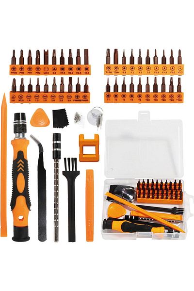COOYA 52Pcs Precision Screwdriver Set,Multifunction Sturdy Tool Kit for Electronics Repair Maintenance