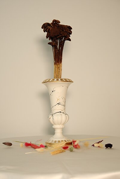 ÇINARASYADAHOME Floare uscată de șemnăcioară (ACHILEA FLİPENDULİNA) 8-10 ramu...