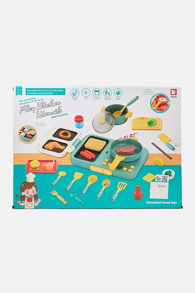 Kaidile 38 Pcs Play Kitchen Utensils 38 H X 51 L X 8 W Cm, Assorted