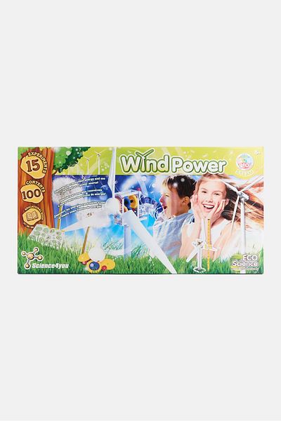 Science 4 You Wind Power Eco Science Toy, Green Combo
