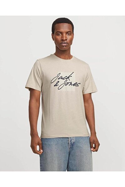 Jack & Jones JACK&JONES 12272156 JWHZURI TEE ΚΟΝΤΟΜΑΝΙΚΟ ΑΝΔΡΙΚΟ ΜΠΟΥΜΕΛΟ
