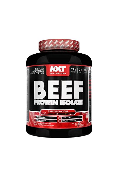 NXT Nutrition Beef Protein Isolate, Cherryade, 60 Servings 1.8Kg, Zero Dairy, Zero Sugar, Zero Fat