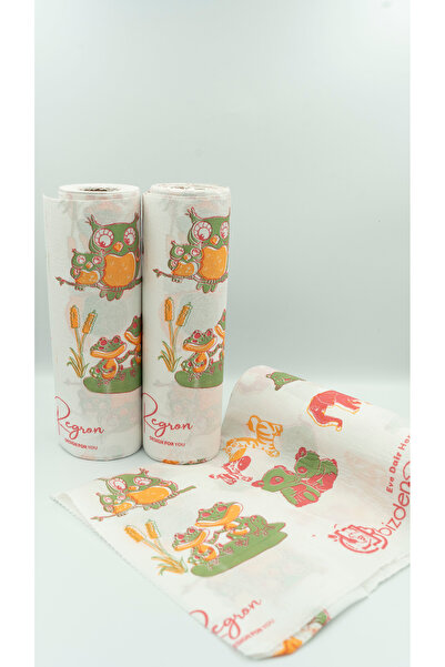 Regron Tek Kullanımlık Pratik Masa Aktivite Kullan At Piknik Kamp Örtüsü 100x120 Koala Desen 3'lü Rulo