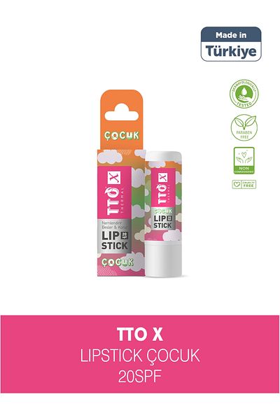 TTO X Strawberry Flavored Lip Stick with 20 Spf Protection