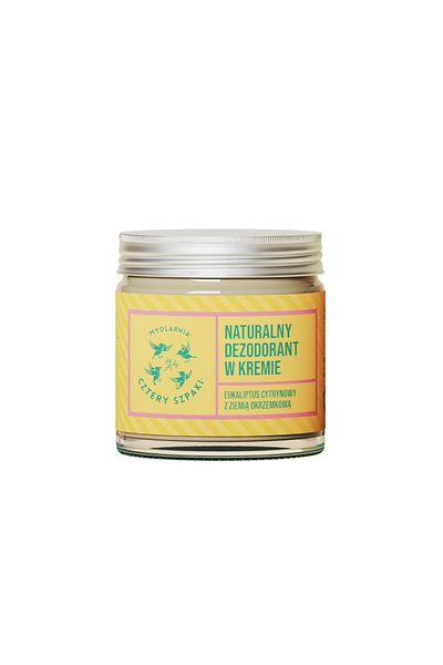 CZTERY SZPAKI CZTERY SZPAKI Přírodní krémový deodorant Lemon Eucalyptus, 60 ml