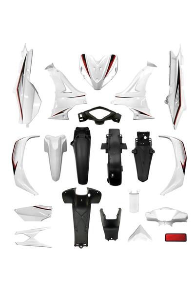 bardakcı bike Kuba Ege Cup 100 Kaporta Seti Beyaz