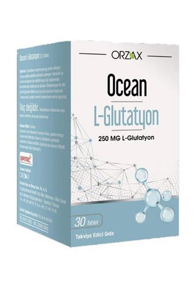 Ocean Orzax L-glutathione 250 Mg 30 Tablets Food Supplement