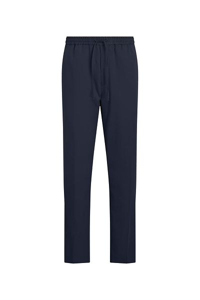 Calvin Klein Men's Tied Waist Pocket Navy Blue Trousers K10K 114403 -Cef