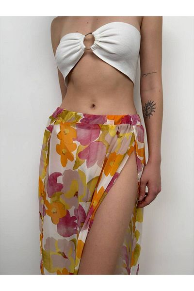 vuvutasarım Νέα σεζόν Beach Wear με διπλό σχέδιο γυναικείο Pareo 9574