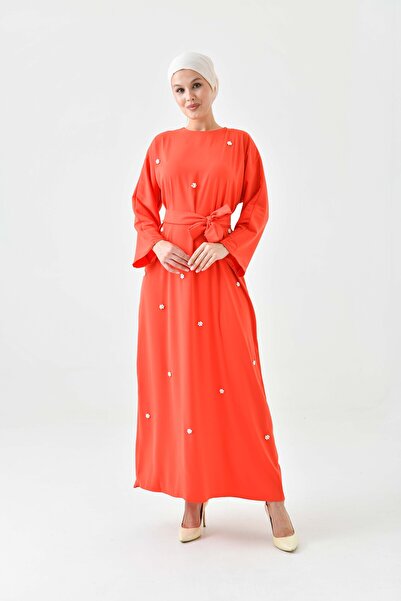 TUNCAY Dress with Pearls