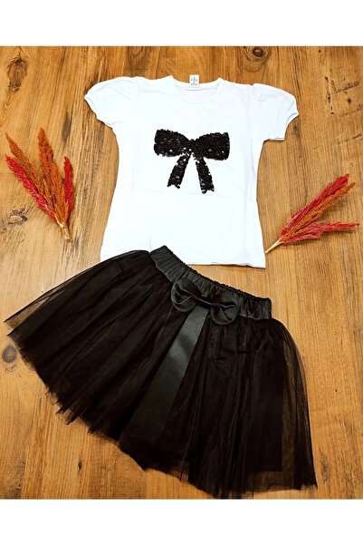 Nacar Girl's April 23Rd Bottom Top Set Black Set