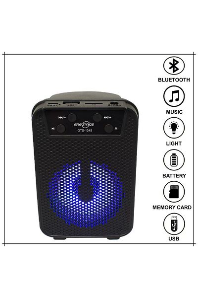 Primo Plus Wireless Portable Rechargeable Mini Speaker with Bluetooth, FM Radio, TF Memory Card