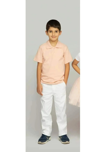 Nacar Boy's Polo Collar Pants Suit April 23 Show Costume Outfit