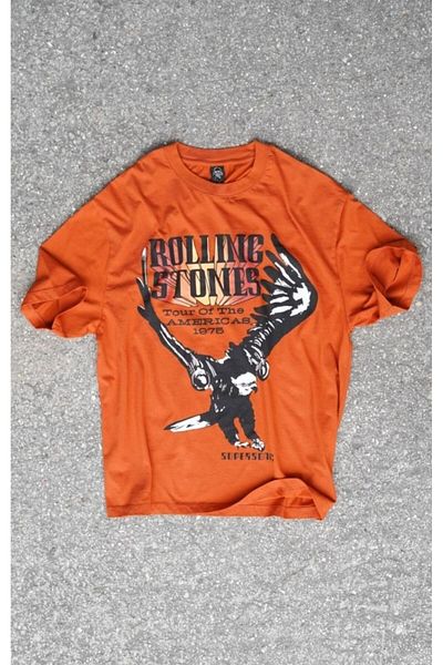 Overdrive The Rolling Stones Tour of the Americas Printed T-Shirt