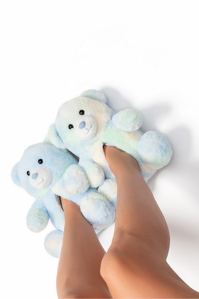Twigy Papuci de damă Blue Animal Mărimi 36/41