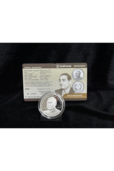 Darphane Adnan Menderes - Cumhuriyet Dönemi Türk Siyasetçileri No:2 Gümüş Hat...