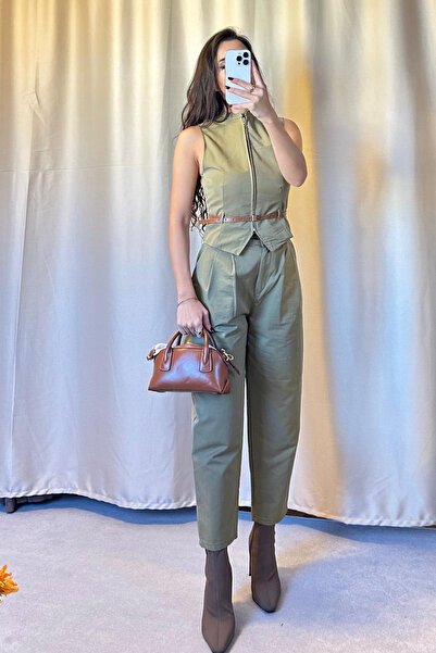 Damla Demli بدلة سترة بنطلون مكونة من قطعتين بدلة علوية سفلية