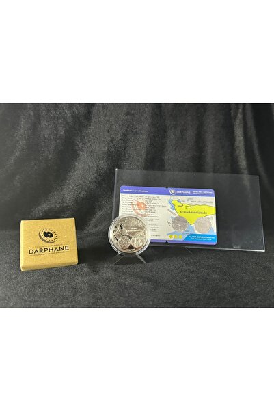 Darphane Ak Hun Devleti - Türk Devletleri Serisi No:4 Hatıra Parası Gümüş Çil