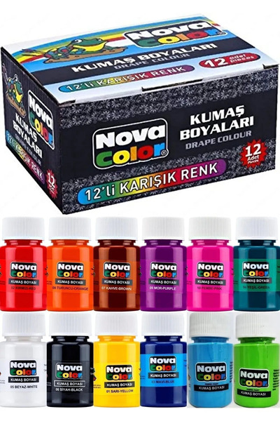 Modellino 12'li Kumaş Boyası Nova Color 30ml Nc-192