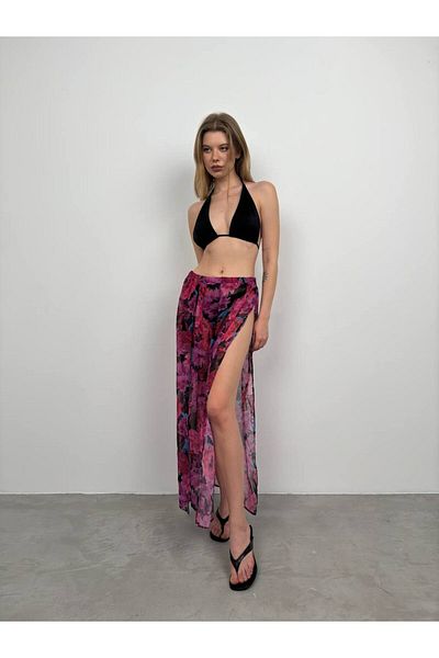 vuvutasarım Νέα σεζόν Beach Wear με διπλό σχέδιο γυναικείο Pareo 9574