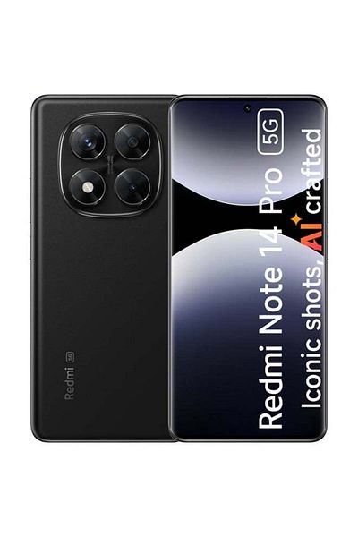 Xiaomi Redmi Note 14 Pro 5G Dual SIM Black 12GB RAM 256GB - Global Version