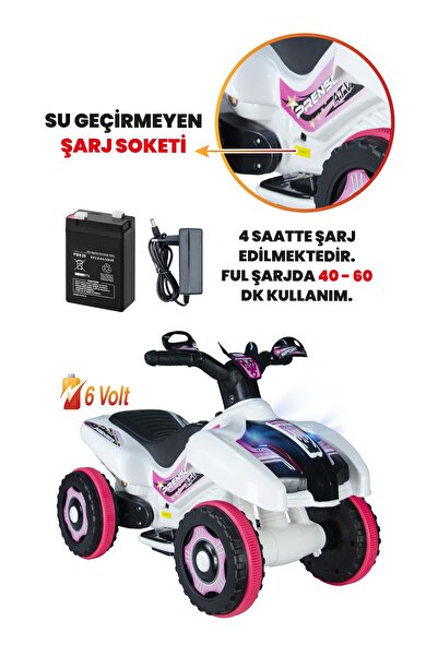 UJ Toys UJTOYS 6V ATV OYUNCAK KAMYON