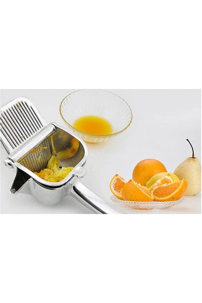 Hausberg Storcator de fructe manual portabil Hausberg HB-H1703, material aluminiu, argintiu