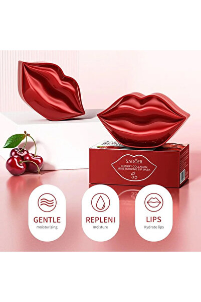 SADOER Cherry Collagen Moisturizing Lip Mask 60g 20pcs