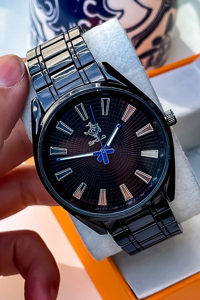S.POLO New Season Black Color Men's Wristwatch Men's Watch Bracelet Gift Father's Day Gift