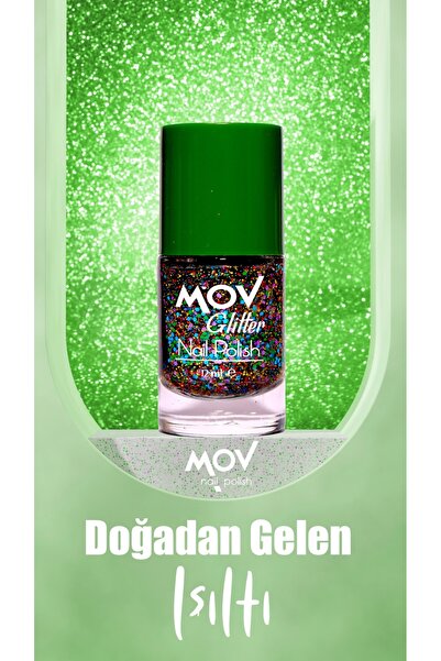 MOV Glitter Simli Oje Yeni Yıl No:7