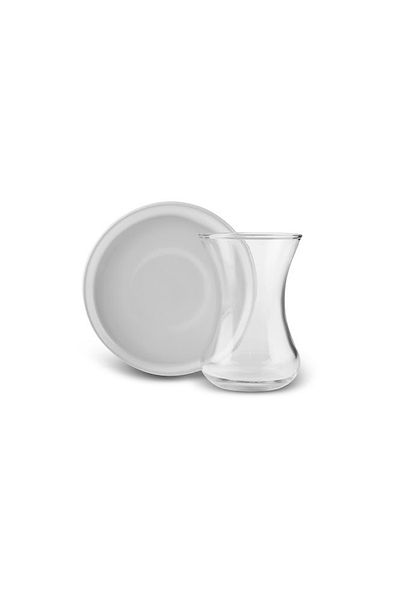 Apricot Karaca Sefa 12 Piece Round Tea Set for 6 People White