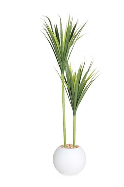 co arma Artificial Cactus Tree Simulation Cactus with Natural Fiber Stand and Stems 130cm High
