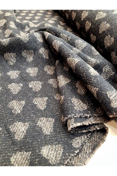 Safir Kumaş Kışlık Kabanlık Ceketlik  Desenli Keçe 2.5 Metre