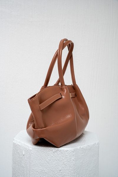 LAMİNTA Γυναικεία τσάντα ώμου Asia Camel Buckle