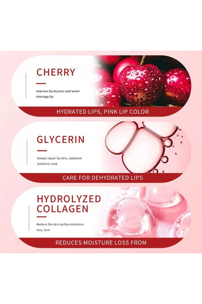 SADOER Cherry Collagen Moisturizing Lip Mask 60g 20pcs