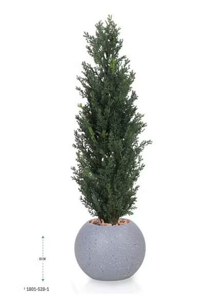 co arma Artificial Simulation Cypress Tree for Garden, Home and Balcony Decoration 65cm