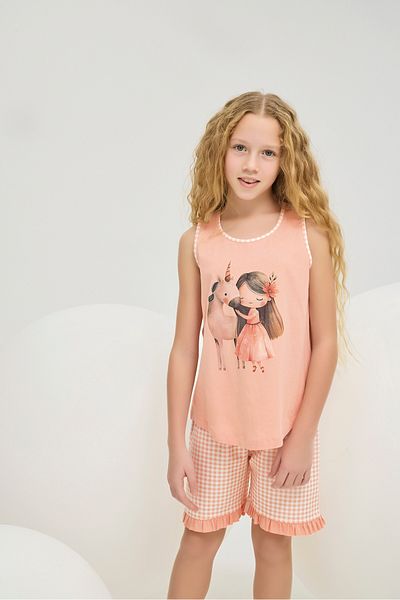 ZEYZEY 8803 GIRL'S PRINTED SHORTS ΣΕΤ