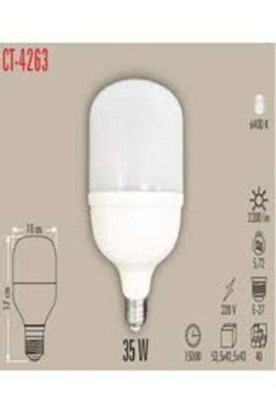 Cata CT-4263 BEYAZ 35 W LED AMPUL