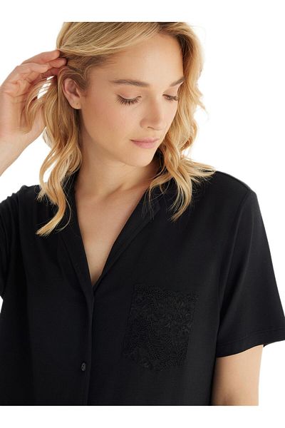 Blackspade Women's Black Pajama Set 51803