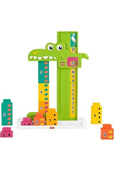 Mu Art Ahşap Fisher-Price ®   Mathematician Crocodile, 3Y+, Jct13