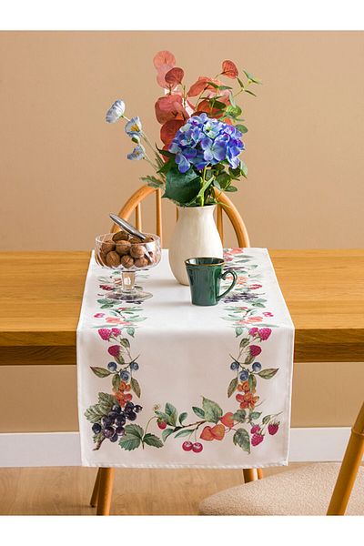 LC Waikiki Lcw Flower Printed Runner 45X150 cm